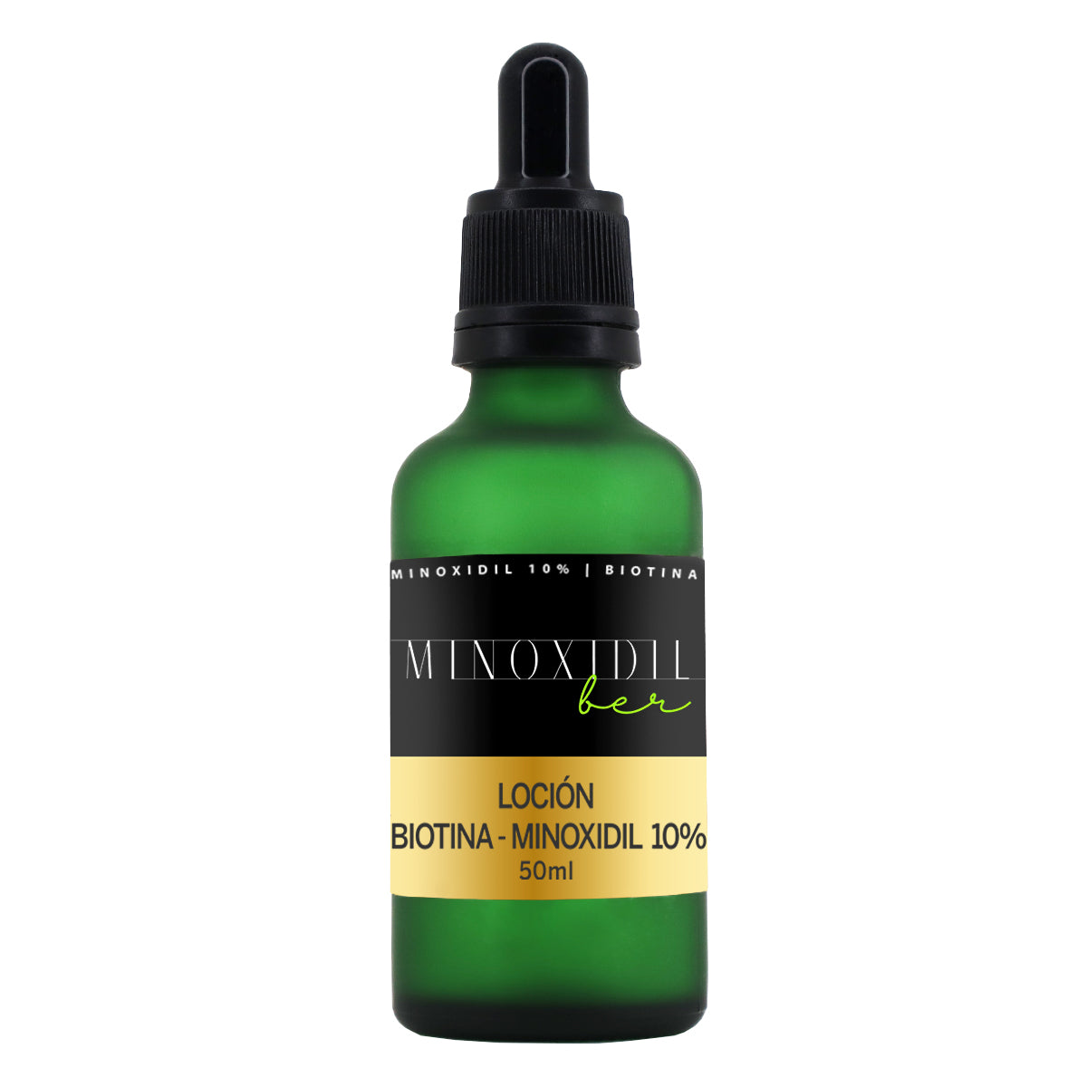 Auxiliar Loción Concentrada Minoxidil 10% y biotina 50ml