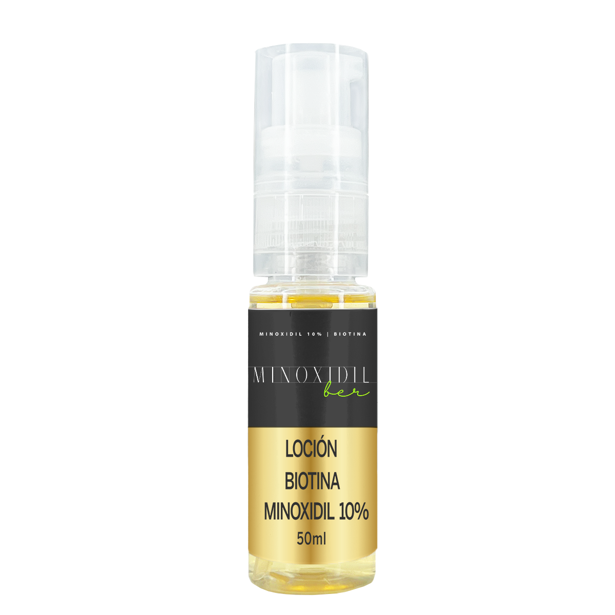 Espuma Auxiliar Unisex de Biotina con minoxidil 10% – 50ml.