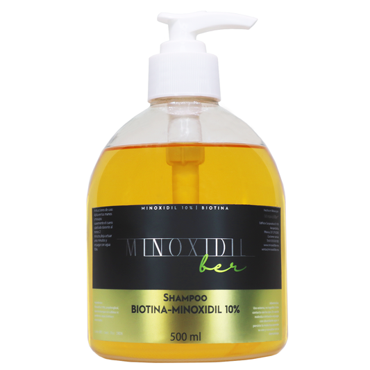 Shampoo Premium Minoxidil 10% - Biotina 500 ml